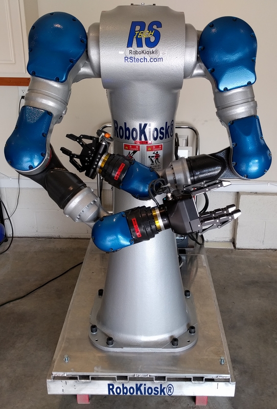 Yaskawa Motoman SDA10 NX100 Robotiq Grippers Robot Kiosk Robot For Sale